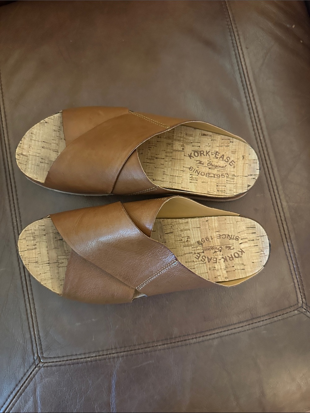 Kork-Ease | Tutsi Cross Band Leather Sandal - Women’s 9 - Picture 3 of 9
